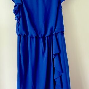 Jessica Howard Royal Blue Chiffon Dress ~ size: 8P
